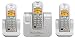 Philips DECT 5153 Cordless Phone Triple Pack with Answer Machine - Silver  from Philips