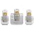 Philips DECT 5153 Cordless Phone Triple Pack with Answer Machine - Silver