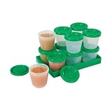 Fresh N Freeze 2 oz. Reusable Baby Food Containers 12-Pack