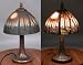 Nightmare Before Christmas Tiffany-Style Touch Lamp