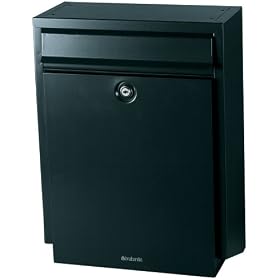 Brabantia B100 Postbox, Black