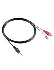 CE: ER 6FT 3.5mm Mini Plug to RCA Hook Computer To Stereo 6 FT - ER