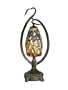 Dale Tiffany TA60260 San Antonio Accent Lamp, Antique Bronze and Art Glass Shade