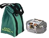 Bamboo Lunch Bag and Stainless Steel Lunch Box