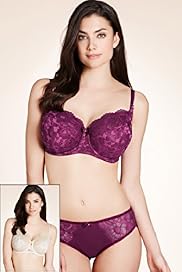 2 Pack Per Una Floral Lace Non Padded DD GG Bras