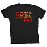 Do you expect me to talk? - Quote T Shirt - Black - Adult Mens 46-48" XL