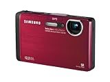 Samsung ST1000 Digitalkamera (12 Megapixel, 5-fach Zoom, 8,9 cm (3,5 Zoll) Touchscreen, WiFi, Bluetooth, GPS, Geotagging, Online File Sharing) rot - 