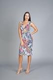 Review   / Aqua and Olive Hand Painted Knee Length Dresses by Ema Savahl
