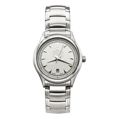 NCAA Ohio State Buckeyes Men's Classic Dress Watch with Bracelet