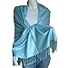 SCARF_TRADINGINC® Large Soft 100% Twill Pashmina Scarf Shawl Wrap