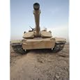 An M-1A1 Main Battle Tank Casts a Daunting Image in the Desert Near Dra Digla, Iraq Art Photographic Poster Print by Stocktrek Images, 48x64