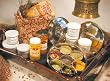 Traditional Indian Spice Box with Spices - Unique Food Gift Basket