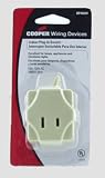 COOPER WIRING DEVICES INC #BP4404W WHT Plug In Cord Switch