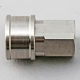バルブレス中圧用ソケットカプラー・ステンレス（オネジ取付用） TS-1SF-SUS