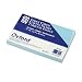 Oxford Unruled Index Cards, 5 x 8 Inches, Blue, 100 per Pack (7520-BLU)