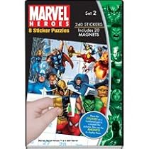 Marvel Heroes Sticker Puzzle Set 2 by Lee Publications