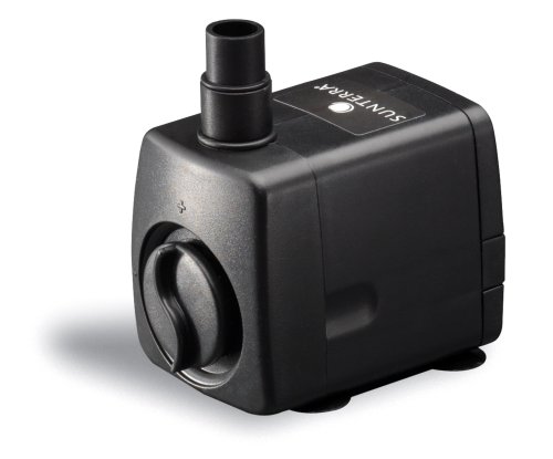 Sunterra 114516 Medium Fountain Pump, 130 GPH, Black