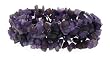 5 Strand Stretch Chip Bracelet - Amethyst