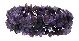 5 Strand Stretch Chip Bracelet - Amethyst
