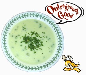 Creamy Asparagus Soup - Serves 4 by Outrageously Good