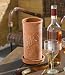 Terracotta-Weink�hler mit Unterteller, 2tlg.
