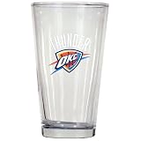 Oklahoma City Thunder 3D Logo Pint Glass