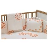 Nursery Works Pinwheel Pumpkin Crib Bedding Set
