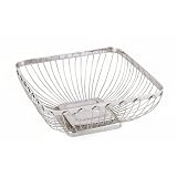 Square Wire Basket / Fruit Bowl / Bread Basket - Fine Stainless Steel Serveware for Your Home