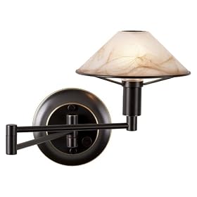Holtkoetter Oil Rubbed Bronze Swing Arm Wall Lamp