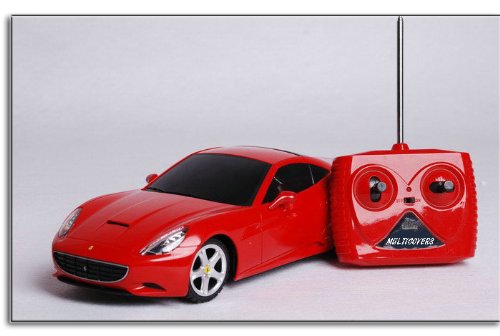MAGNIFIQUE voiture FERRARI CALIFORNIA RADIOCOMMANDEE TELECOMMANDEE 1/18 ieme