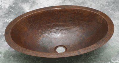 Copper Bath Oval Sink