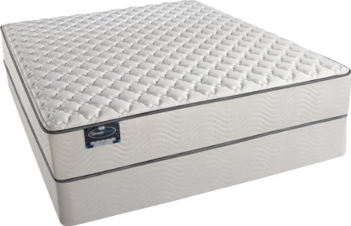 Simmons BeautySleep Schofield Firm Mattress Set, Queen On Sale