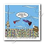 Mothers Day guppy love - 6x6 Iron On Heat Transfer For White Material