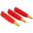 3 Red File Rasp Handles Jewelers Bead Reamer Tool 4.5"