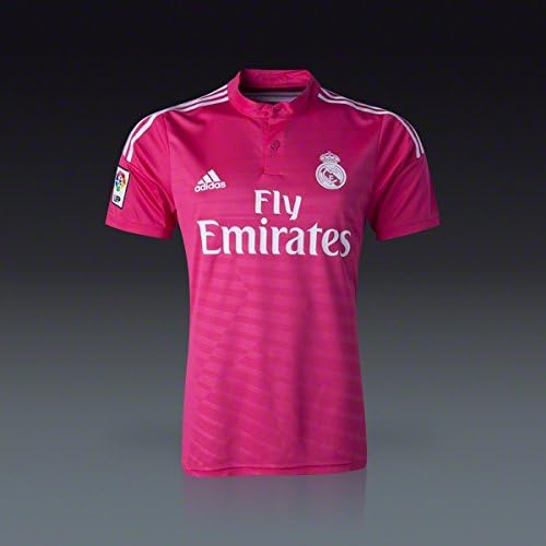NEW 2015 Pink Real Madrid Adidas Away Soccer Jersey (Small)