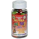 Kangaroo Kids Nutra Chews, Assorted Flavors, 60 Jelly Beans (Pack of 4)