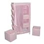 Nice Home All-in-One Closet Organizer - Pink/ Cream