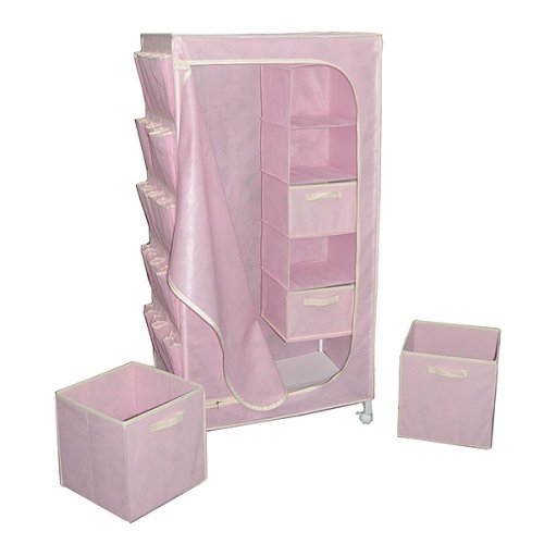 Baby: Nice Home All in One Closet Organizer Pink/ Cream