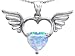 2.00 cttw 14k White Gold Plated 925 Sterling Wings title=