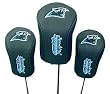 Carolina Panthers Mesh Golf Barrel Head Cover Set - Football Sports Merchandise