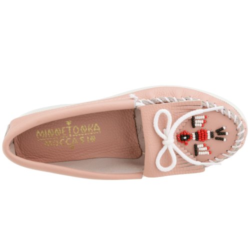 [ミネトンカ] Thunderbird Smooth Leather Boat Sole