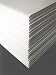 20 inches x 30 inches x 3/16 inches thick White Foamboard Carton of 25 Sheets