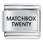 Matchbox Twenty Laser Charm Italian