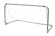 Mitre Fast Fold Soccer Goal, 6-foot x 3-foot Target