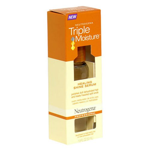 Neutrogena Triple Moisture Healing Shine Serum, 1.8 Ounce (Pack of 3)