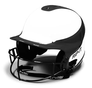 RIP-IT Vision Pro Softball Helmet ft. Blackout Technology - Black - Small/Medium