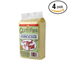 Bob's Red Mill Gluten Free Corn Flour, 24 Ounce Packages (Pack of 4)