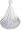 White Eden Bridal Satin Sleeveless Bridal Gown Wedding Dress, Size 4-6, BC19