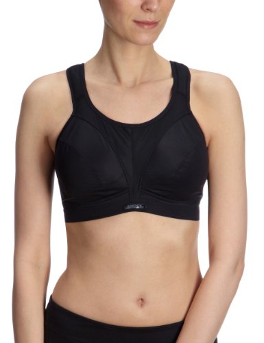 Shock Absorber Damen BH (Ohne B&uuml;gel), 331109 Sport BH N 109, Gr. 70F, Schwarz (schwarz 100 Preisvergleich