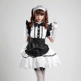 TOMSUIT Lovely Lolita Palace maid Adult Halloween Costumes, L
